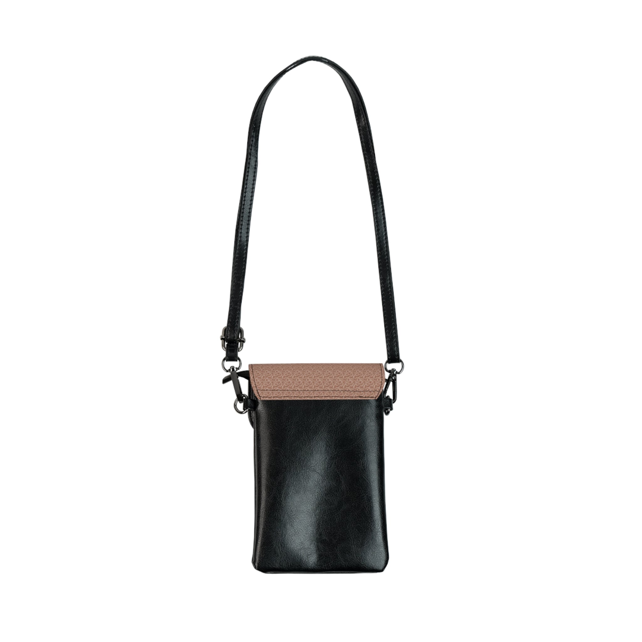 Mocha Drift Crossbody Cell Phone Bag with Adjustable Straps - Travel & Getaway Accessory