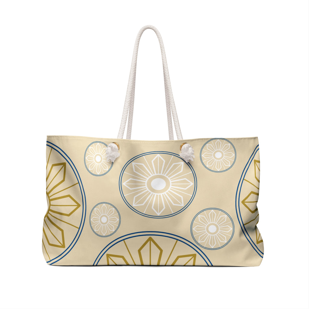 Boho Sunburst Weekender Bag — Travel & Getaway Tote