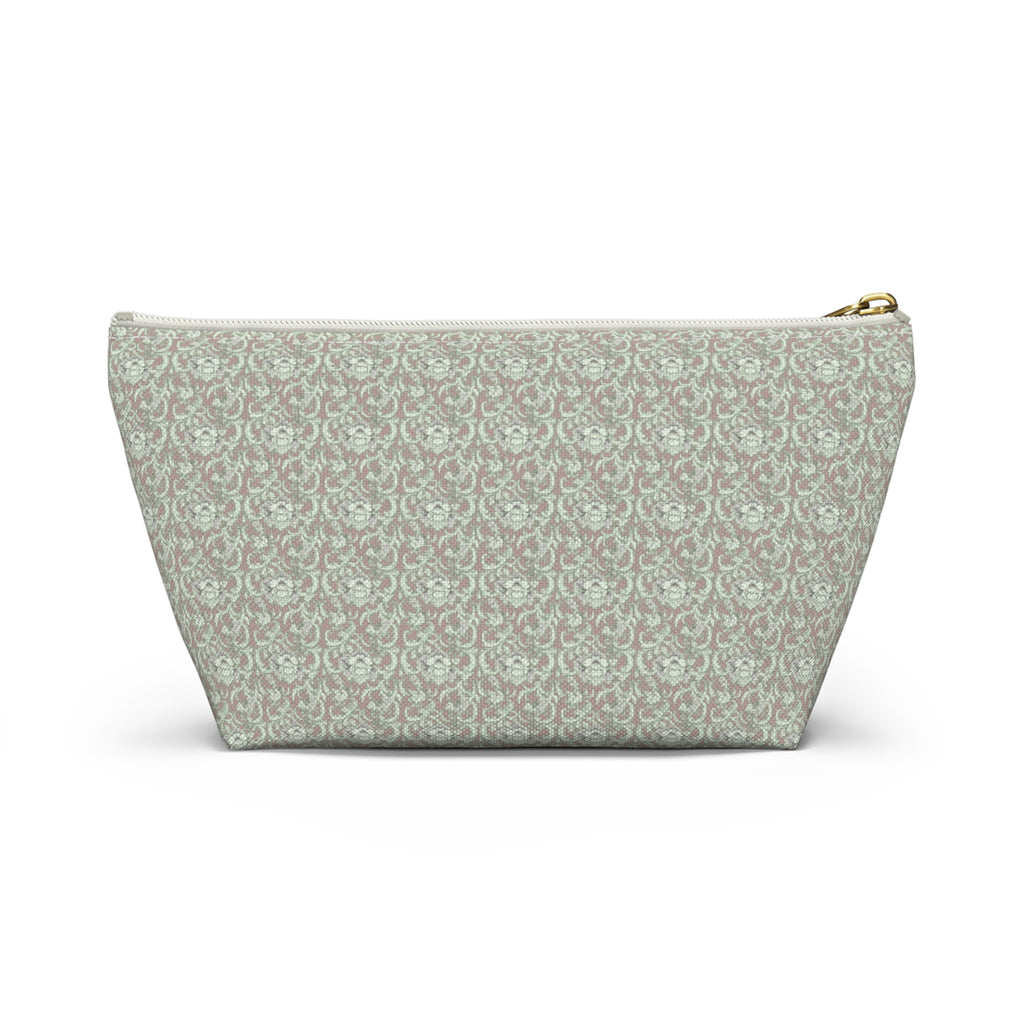 Espresso Earth Accessory Pouch with T‑Bottom Makeup & Travel Cosmetic Bag