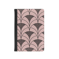 Art Deco Pink Fan Passport Cover — Travel Wallet