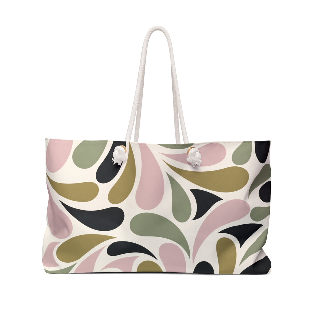 Retro Floral Weekender Bag – Travel Tote