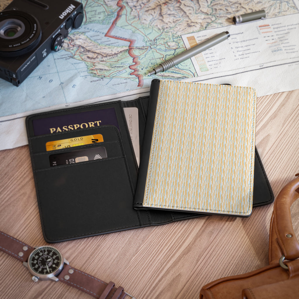 Caramel Stone Passport Cover — Travel Wallet