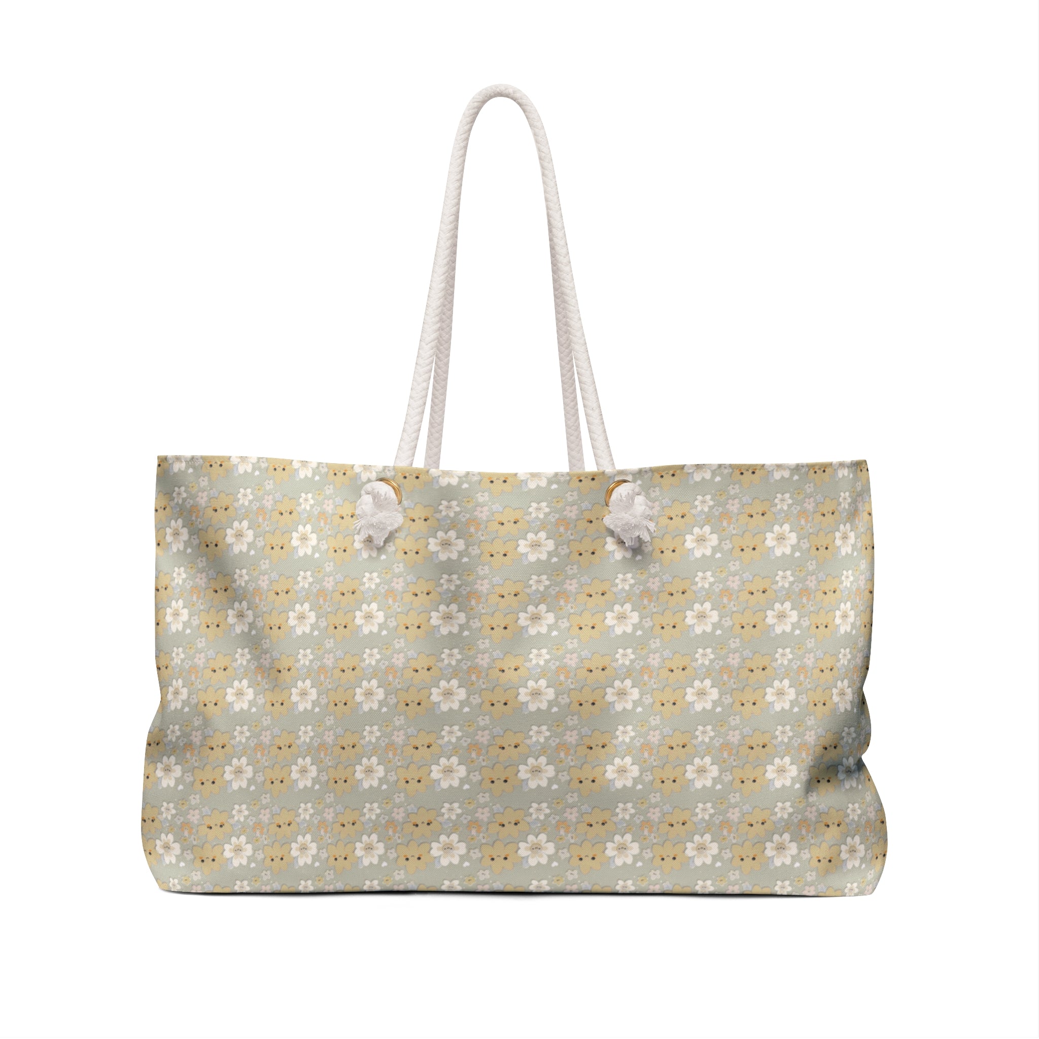 Chestnut Daisy Weekender Bag — Travel & Getaway Tote