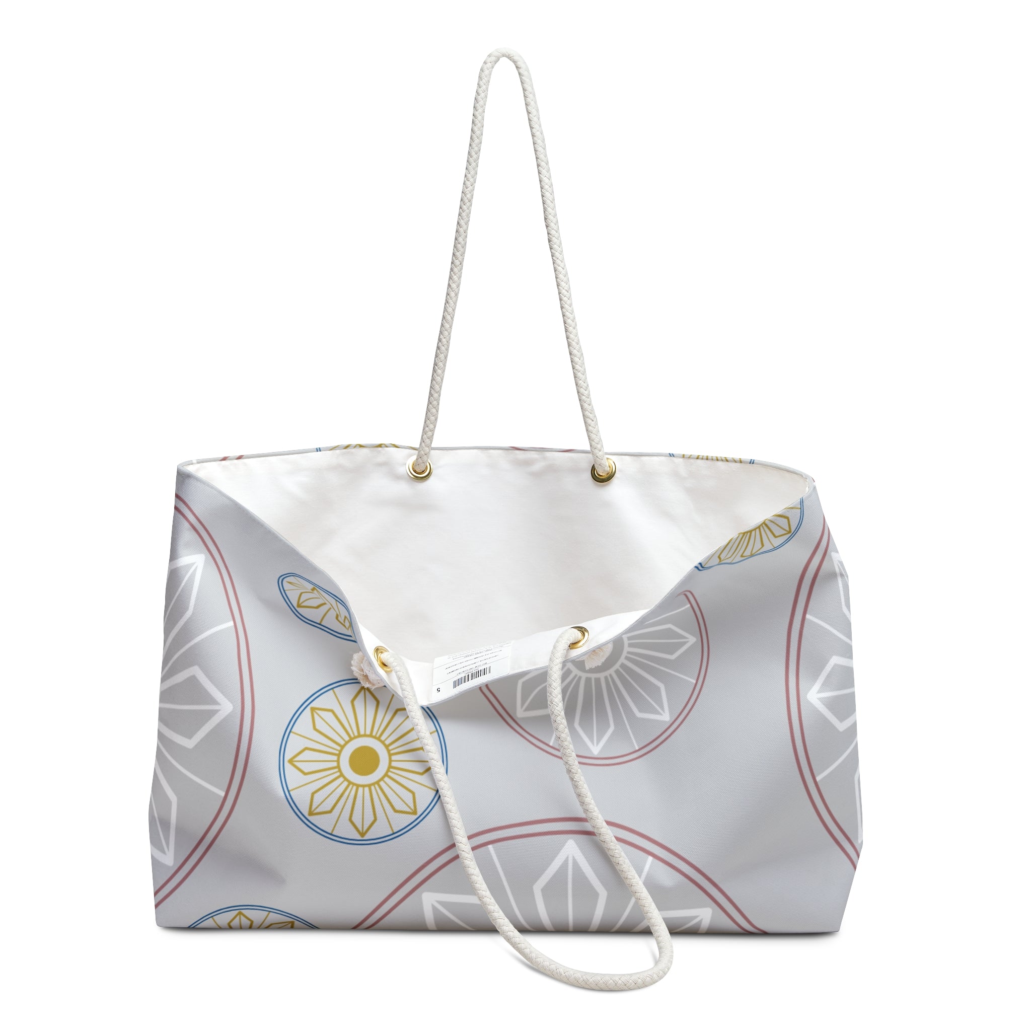 Light Blue Medallion Weekender Bag - Travel & Weekend Tote