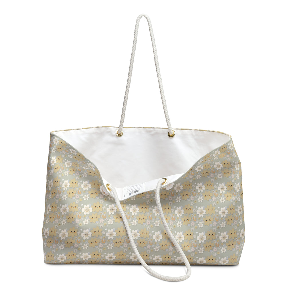 Chestnut Daisy Weekender Bag — Travel & Getaway Tote